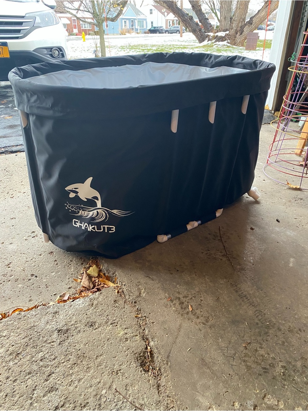 GHAKUT3 Portable Ice Bath- Black